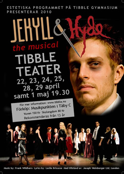 Dr Jekyll och Mr Hyde som grym musikal på Tibble Teater!